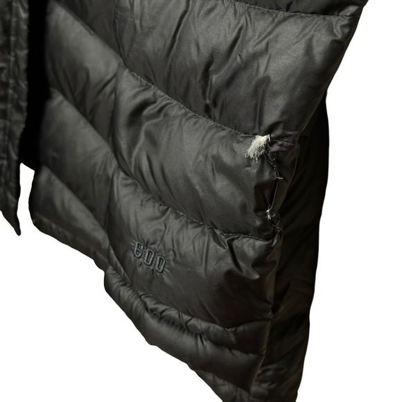 THE NORTH FACE Transit 600 Down Jacket Womens L Large Parka Puffer Hooded Coat - Picture 4 of 6